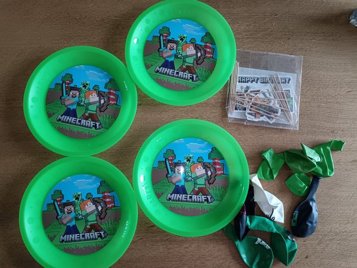 Deco anniversaire minecraft