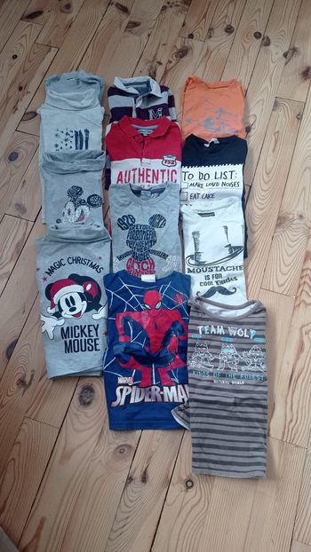 Lot garçon 13 t-shirt manches longues 