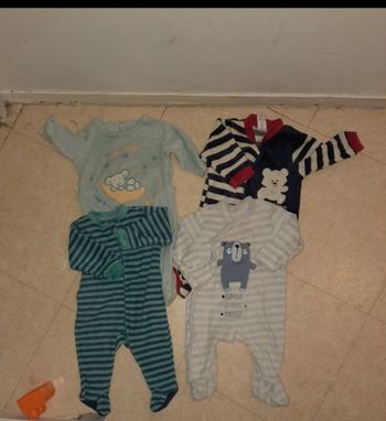 Lot de 4 grenouillère