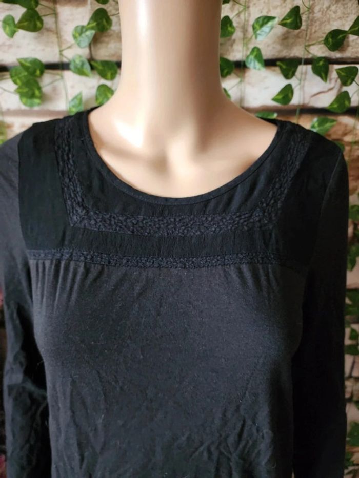 🌸Tshirt ML Noir Promod Taille 40 🌸 - photo numéro 2