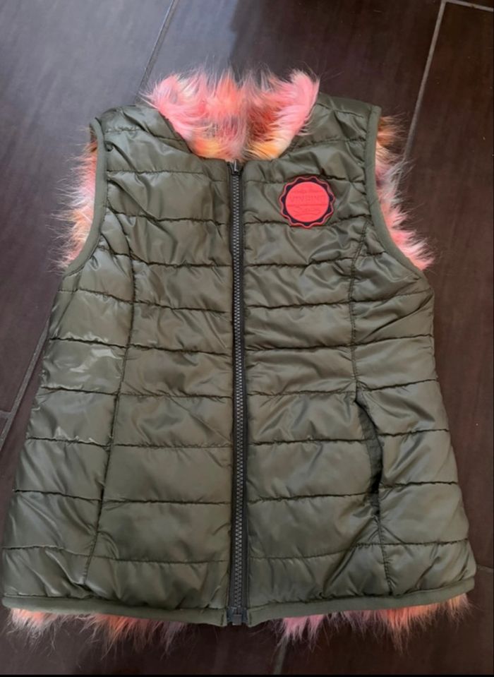 Veste sans manche réversible