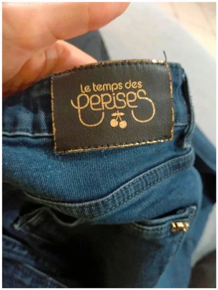 C24 jeans marine Le temps des cerises 16 ans - photo numéro 3