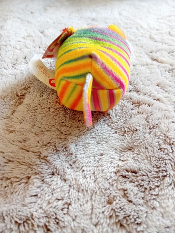 Peluche tigre multicolore - photo numéro 4