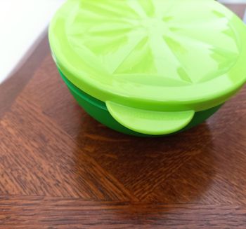 Boite/sucrier rond Tupperware