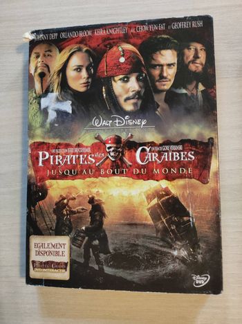 DVD Pirates des Caraïbes jusqu'au bout du monde