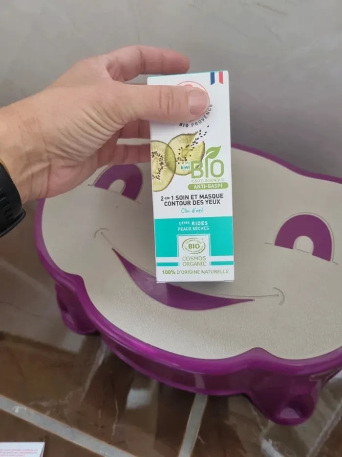 2 en 1 soin et masque pour contour des yeux 1ères rides