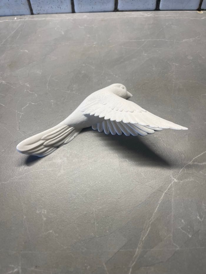 Oiseau Décoratif - Tourterelle Blanche - photo numéro 2