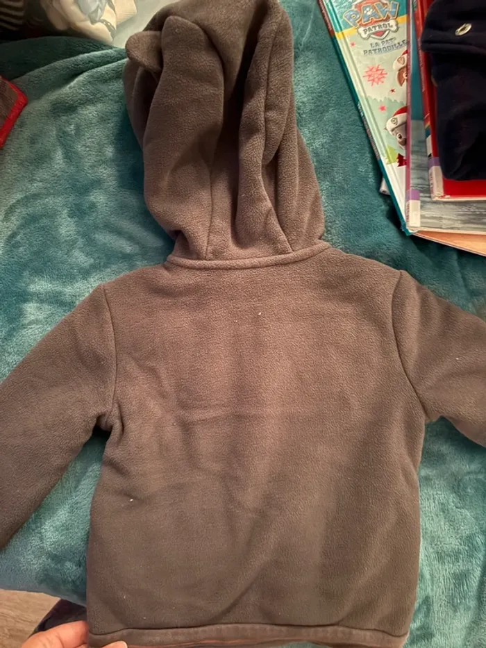 Gilet chaud « loup » 3 ans 98 cm - photo numéro 4