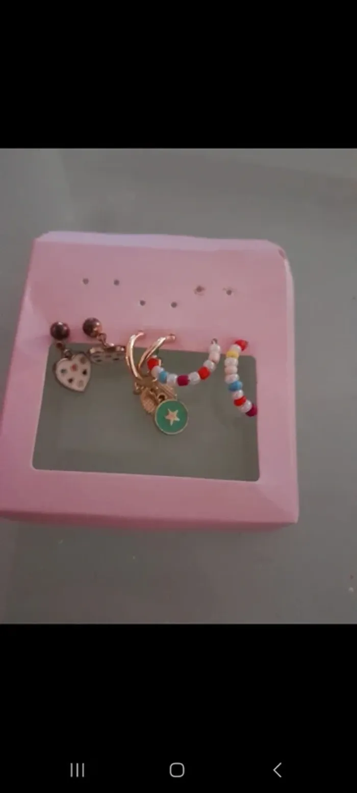 Lot boucle d'oreille