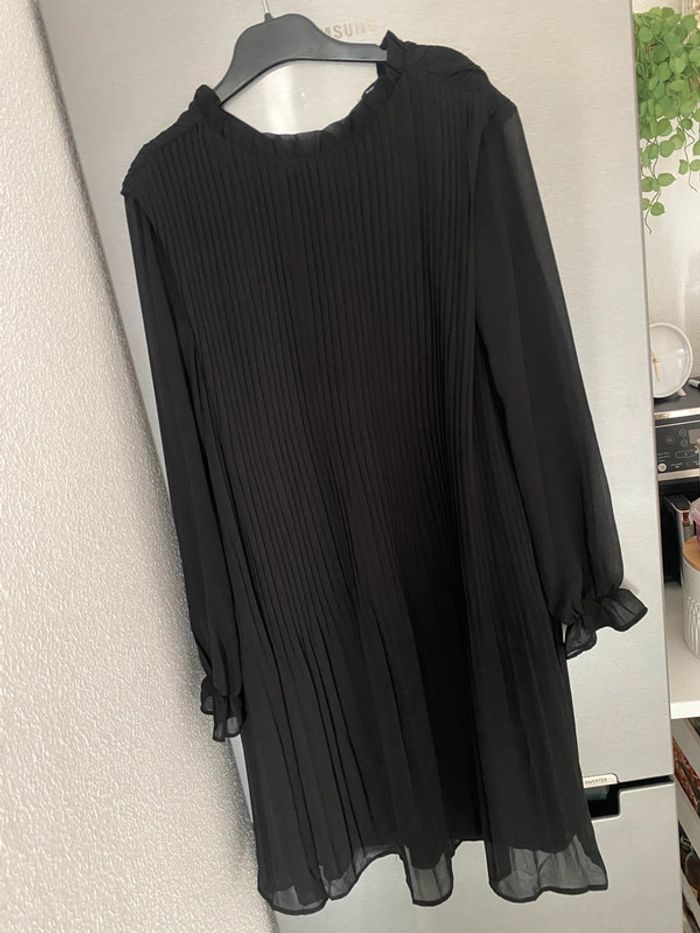 Robe plissée fluide noir Monoprix 36 - photo numéro 5