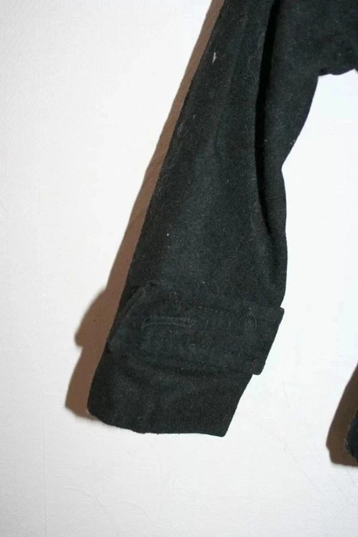 Veste noire avec ceinture marque Vynil Fraise taille 6 ans - photo numéro 3