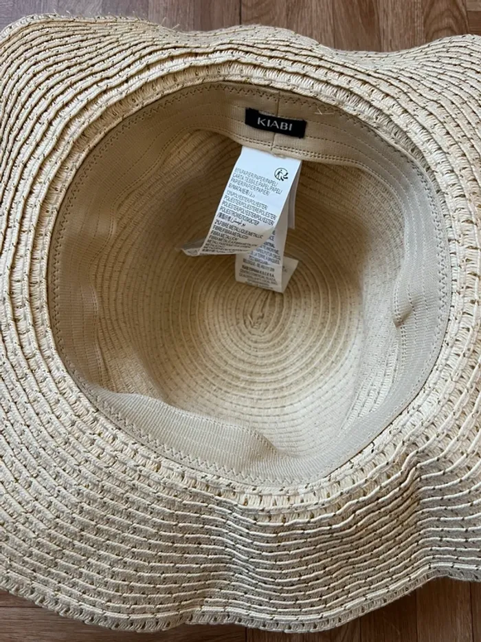 Chapeau beige crème Kiabi - photo numéro 4
