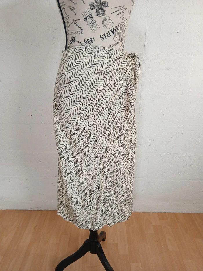 🖤 Jupe longue nouée Pull&Bear – Taille S – 100% coton – Très bon état - photo numéro 5