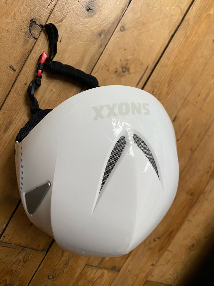 Casque de ski blanc décoré XXS Snoxx - photo numéro 3