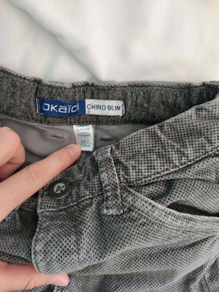 Chino slim velours - photo numéro 2