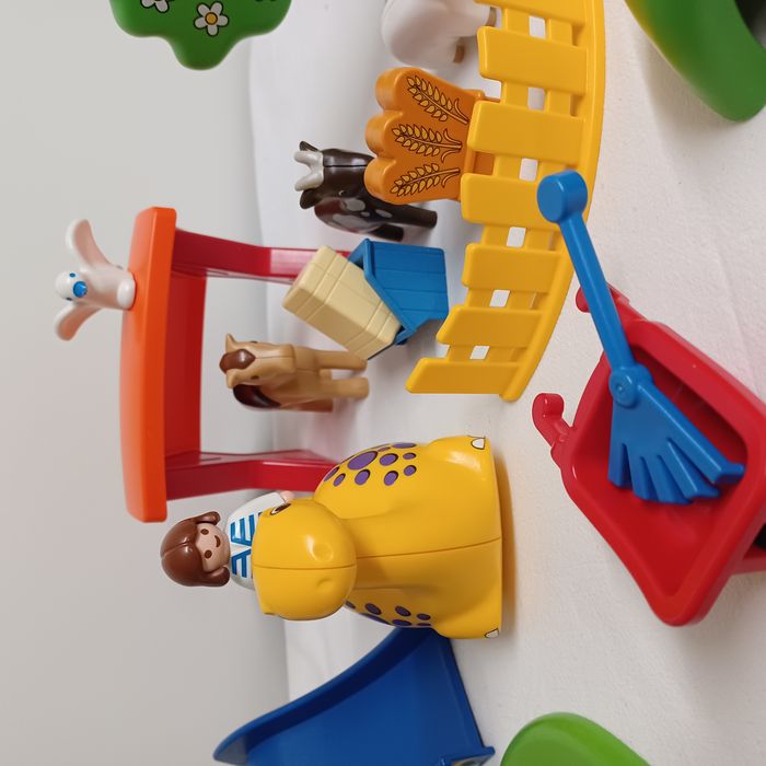 lot parc animaliert 6963+ aire de jeux 6748 complet playmobil 123 - photo numéro 2