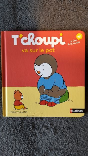 Livre T'choupi va sur le pot