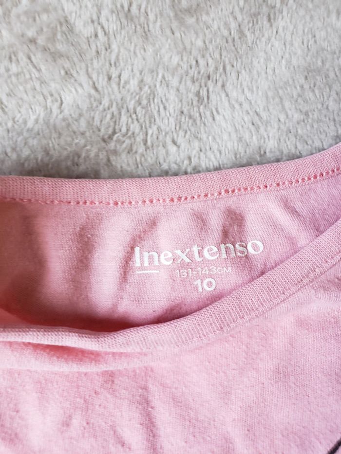 Haut pyjama rose petit lapin taille 10 ans - photo numéro 3