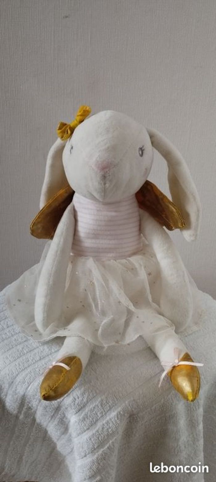 Peluche Lapin ange Atmosphera - photo numéro 4