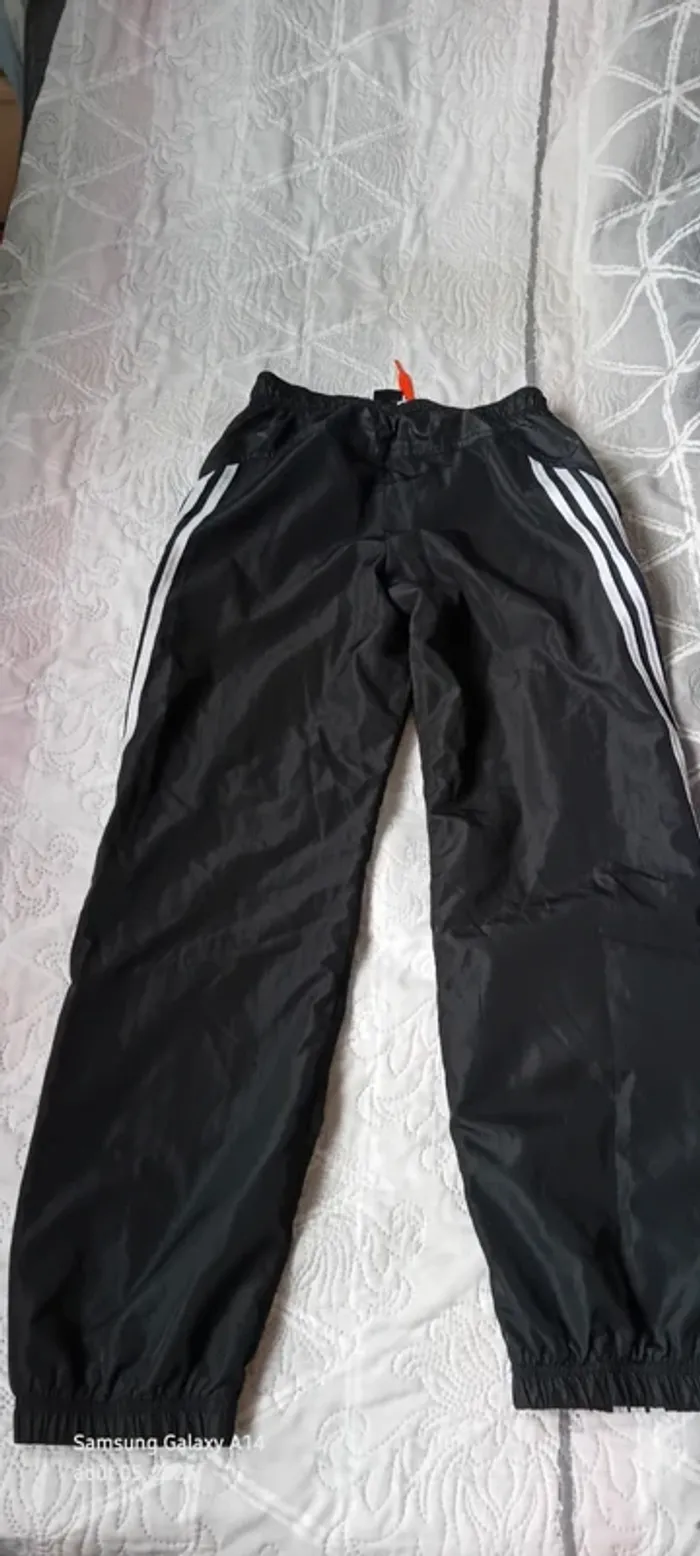 Pantalon de sport doublé Messi adidas noir coupe large garçon 13/14 ans adidas - photo numéro 6