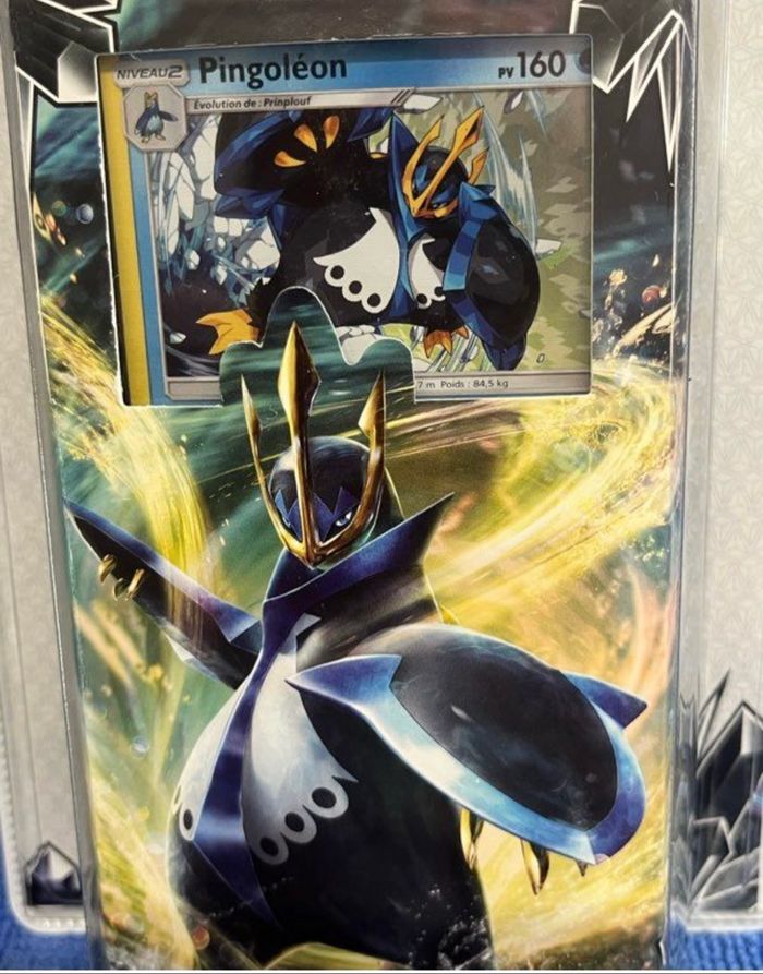 2 Deck Pokémon S&L Ultra Prisme Carchakrok + Pingoleon neuf scellé - photo numéro 3
