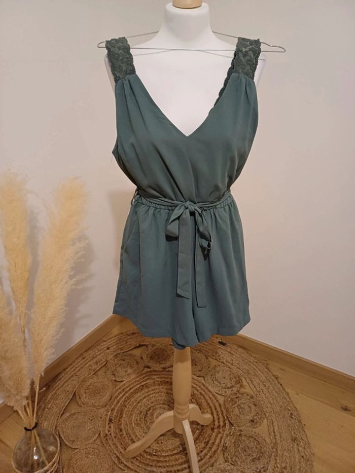 Combishort fluide avec dentelle Moon Mood taille S 36