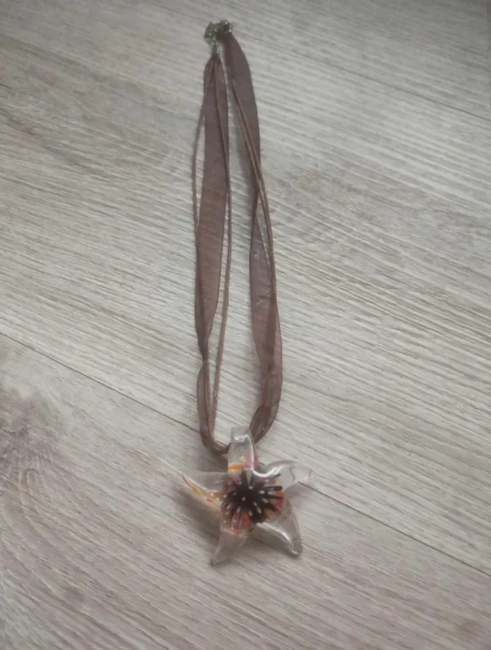 Collier étoile de mer neuf - photo numéro 2