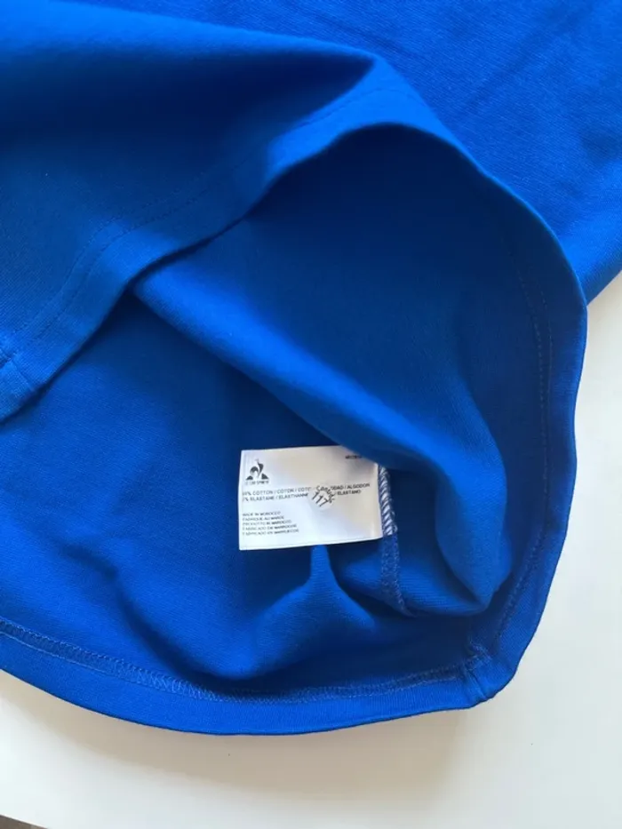 T-shirt Le Coq Sportif Bleu – Taille S – Neuf avec Étiquette - photo numéro 4