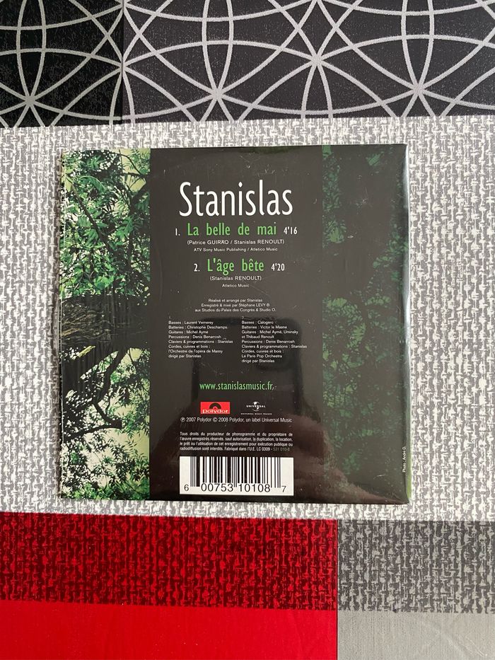 CD 2 titres Stanislas La belle de mai - photo numéro 2