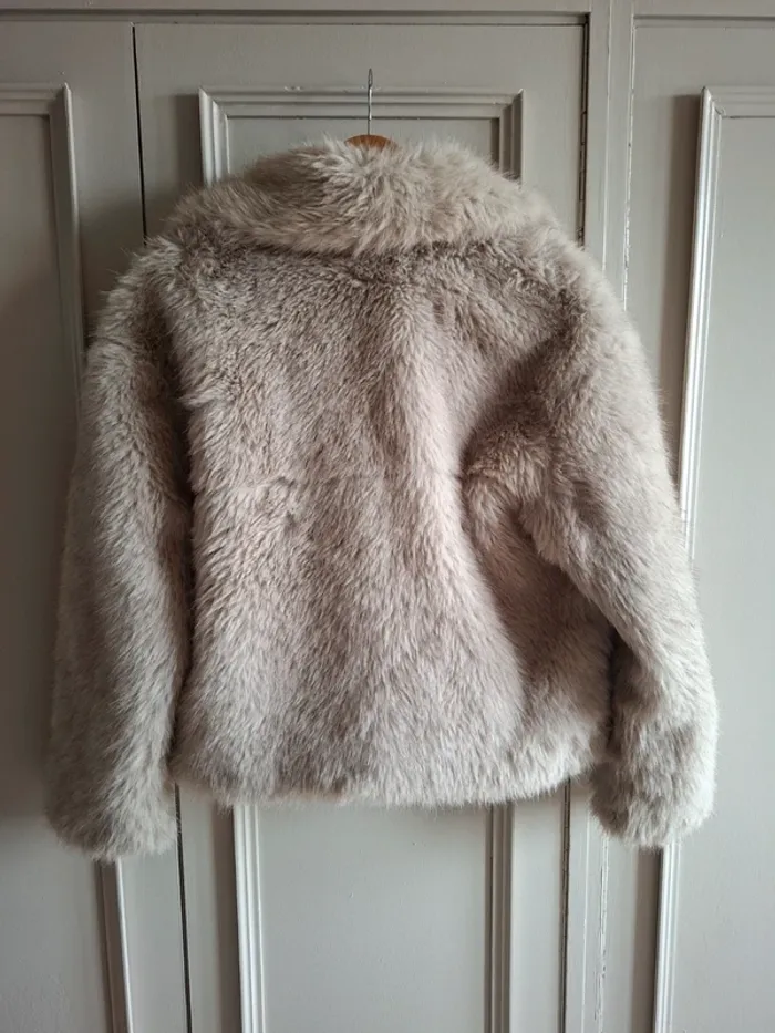 Manteau viral fausse fourrure Zara - photo numéro 2