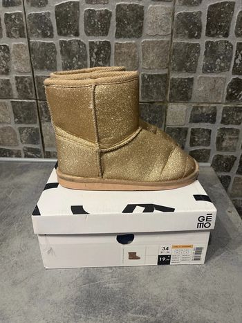 Bottes rose pailletée