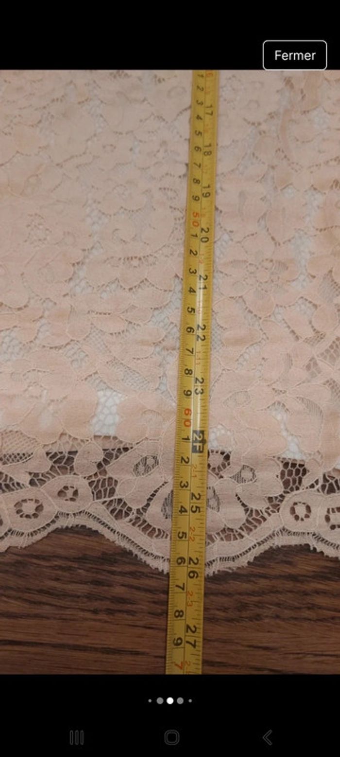 Jolie Blouse  100% soie rose pâle Gigue t 36 - photo numéro 11