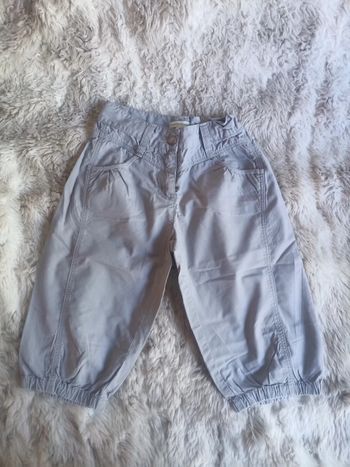 Pantacourt fille gris 6 ans - Vertbaudet