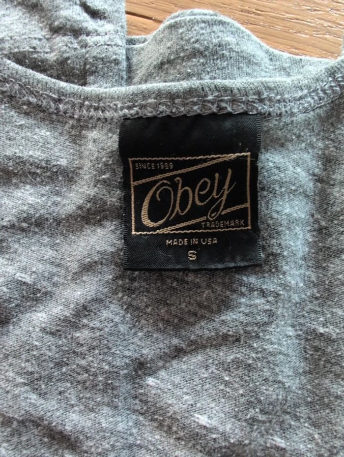 Tee shirt sans manches débardeur Obey - photo numéro 2