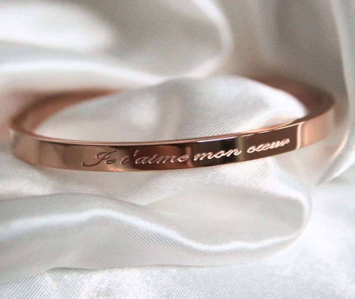 Bracelet Vintage Métal Gravé - Argenté, Doré Et Rosé - Neuf Sans Emballage - 2 Disponibles