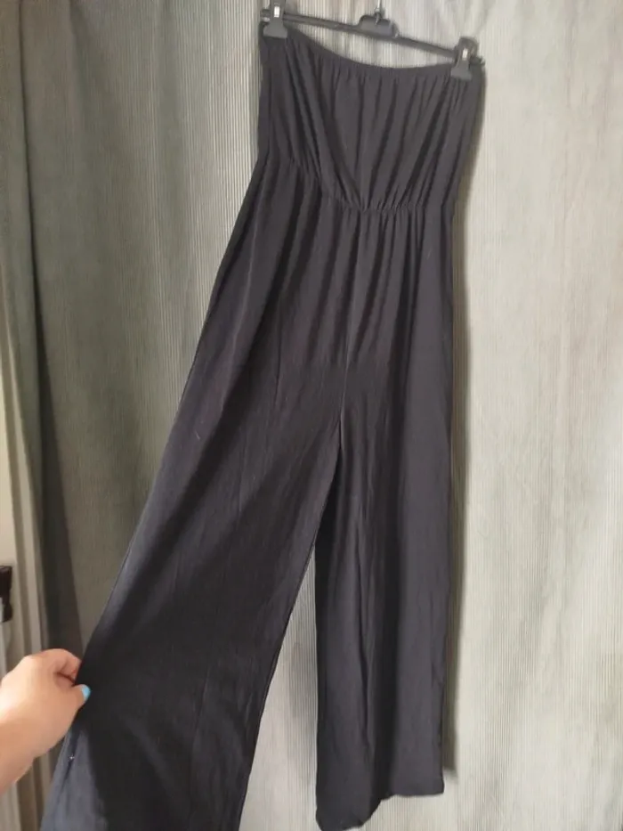 Pantalon large - haut sans manches femme - Combinaison - photo numéro 5