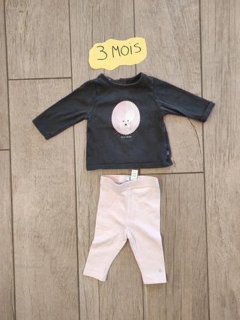 Ensemble pull et legging 3 mois