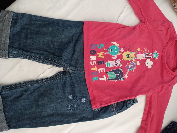 jean + polo de in extenso 18mois réf R182 B6