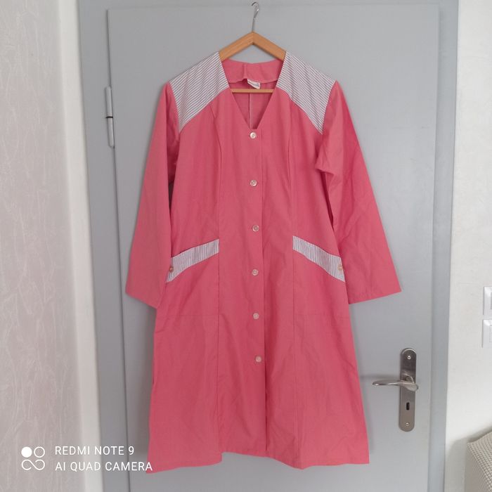 Robe tablier corail t40