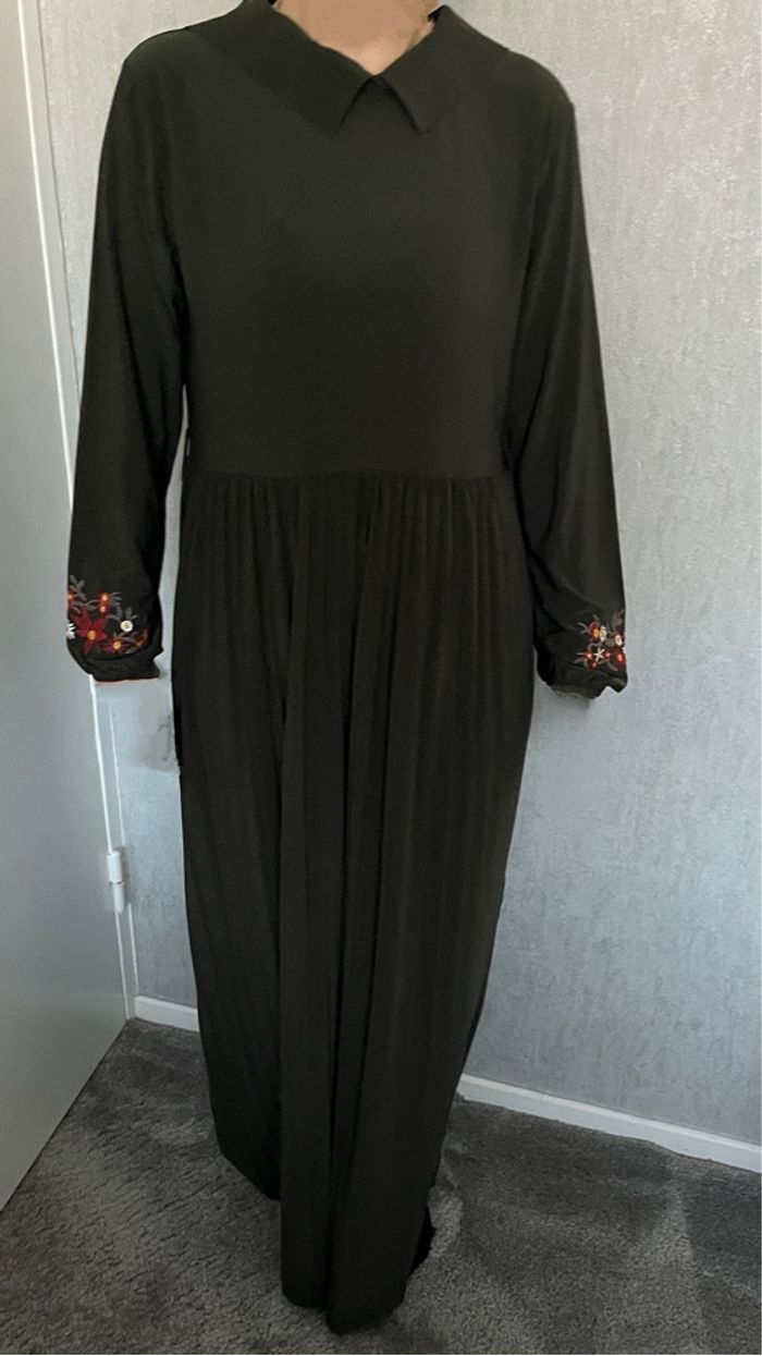 Robe longue femme kaki taille 42 - photo numéro 5