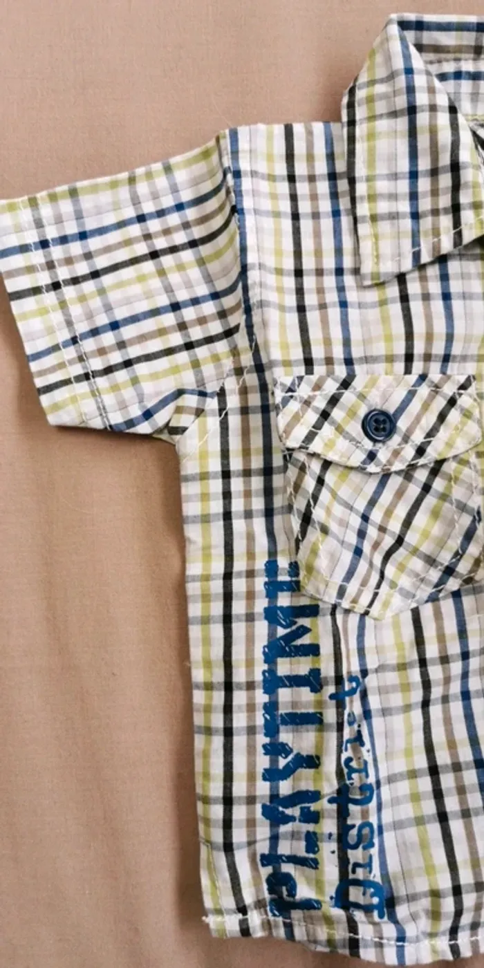 Ensemble short et chemise - 3 mois - photo numéro 4