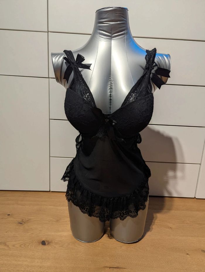 Body noir robe sucrée