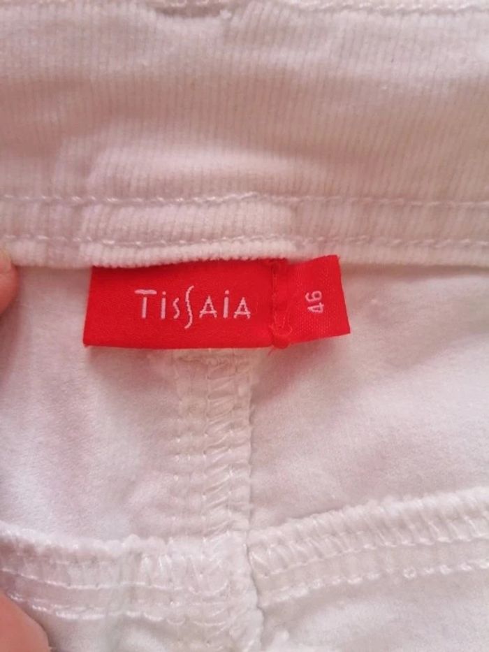 Jeans blanc crème Tissaia Taille 46 - photo numéro 5