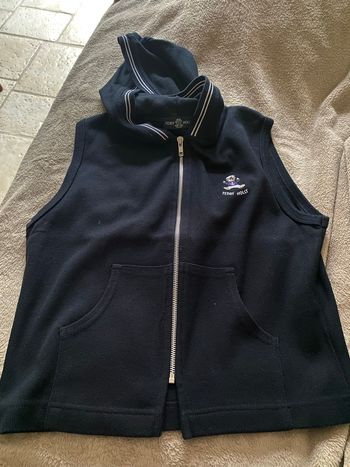 Gilet femme sans manche bleu marine