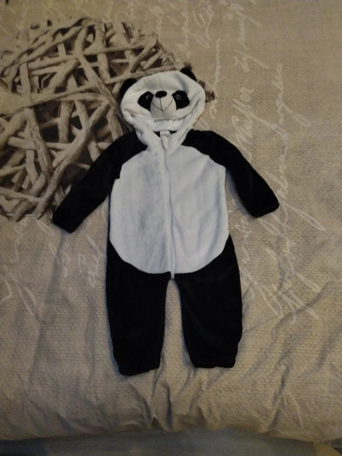 Combinaison panda 80 cm