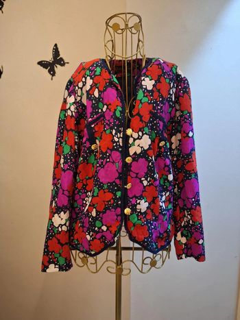 Veste fleurie - Gaston Favre