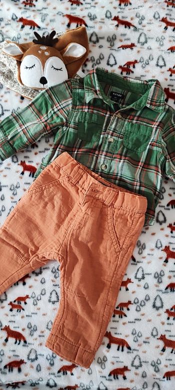 Ensemble garçon chemise et pantalon