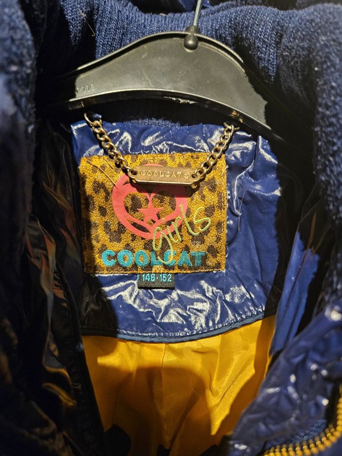 Manteau à capuche bleu foncé Coolcat 146/152 - photo numéro 2