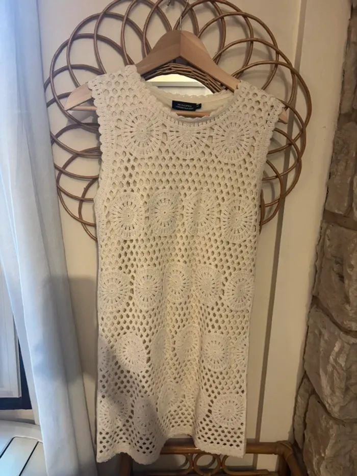 Robe crochet monoprix