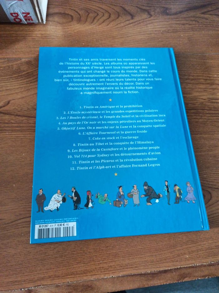 BD historia les personnages de Tintin dans l'histoire - photo numéro 2
